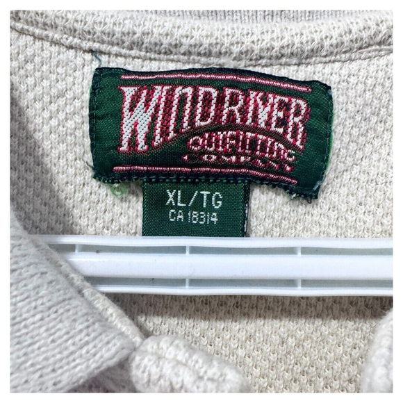 Windriver Outfitters xl men's linen blend off white / oatmeal colour shirt‎ - Picture 3 of 4